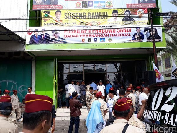 Ini Penampakan Posko Prabowo di Dekat Rumah Jokowi