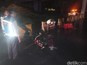 Nekat Masuk Tol, Dua Bikers Tewas Tabrak Guard Rail