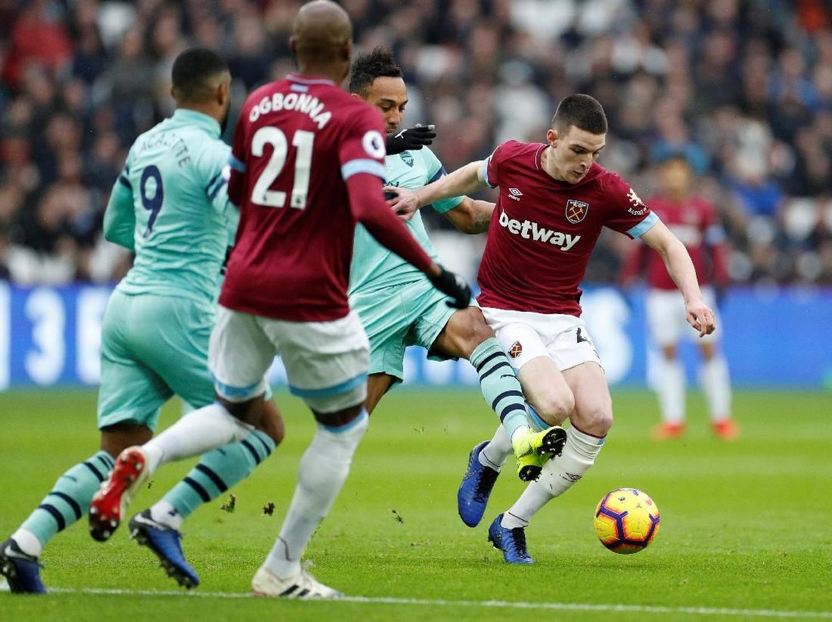 Arsenal saat melakukan lawatan ke markas West Ham United. (Foto: John Sibley/Action Images via Reuters)
