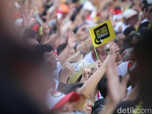 Begini Semangat Para Pendukung Jokowi