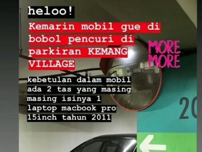 Curhat Pengendara yang Parkir dan Kehilangan Barang di Mall