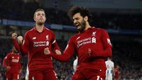 Mohamed Salah berpeluang menjadi penentu Liverpool juara Liga Inggris 2018/2019. (