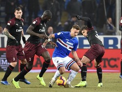 AC Milan bertandang ke Stadion Communale Luigi Ferraris, kandang Sampdoria, Minggu (13/1/2019) dini hari WIB, dalam babak 16 besar Coppa Italia. (Foto: Paolo Rattini/Getty Images)