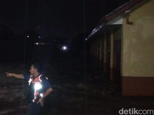 SMK Siliwangi Terendam Luapan Sungai Cibandung Sukabumi