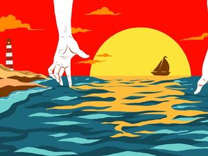 Pada Hari Ketika Bersamamu Melukis di Atas Air