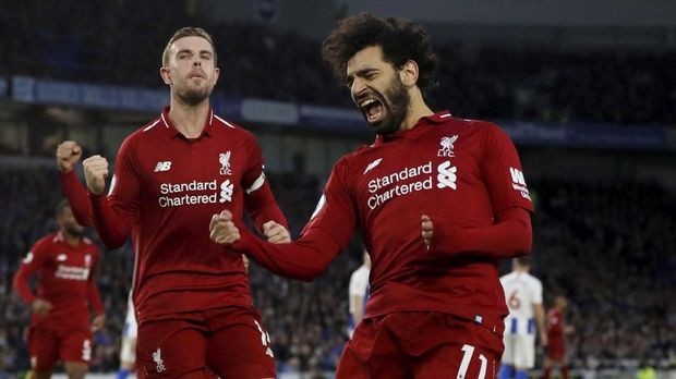 Mohamed Salah sudah mencetak 16 gol di Liga Primer Inggris.