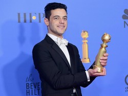Datang ke Golden Globes, Rami Malek Dandan Pakai Foundation Rp 600 Ribu