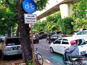 Dishub DKI Akan Rutin Patroli Lakukan Sterilisasi Jalur Sepeda