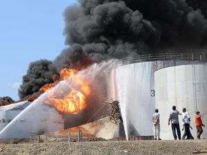 Kilang Minyak di Yaman Meledak