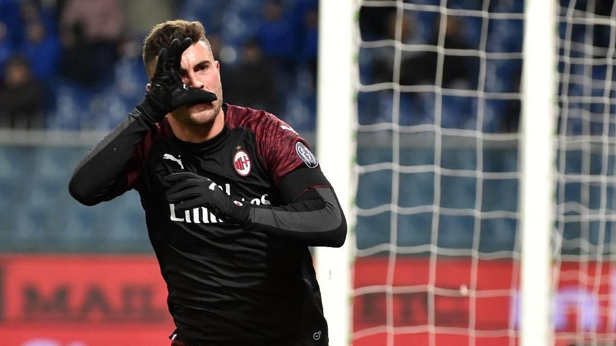 Patrick Cutrone adalah top skorer AC Milan musim ini dengam sembilan gol (Paolo Rattini/Getty Images)