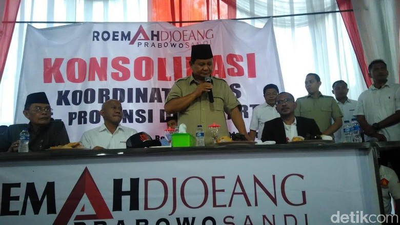 Prabowo: Kalian yang di Jakarta Lihat, Apa Bangsa Sudah Sejahtera?
