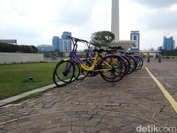 Menjajal Sepeda Gratis di Monas usai Diluncurkan 6 Bulan Lalu