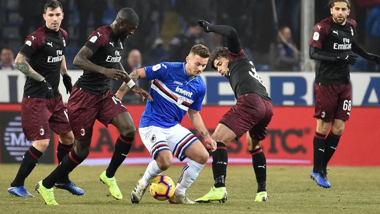 Sepasang Gol Cutrone Loloskan Milan ke Perempatfinal Coppa Italia