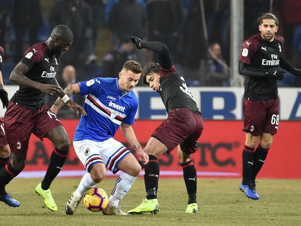 Sepasang Gol Cutrone Loloskan Milan ke Perempatfinal Coppa Italia Sepasang Gol Cutrone Loloskan Milan ke Perempatfinal Coppa Italia