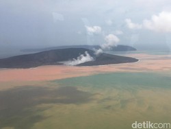 Gunung Anak Krakatau Erupsi, Status Masih Waspada