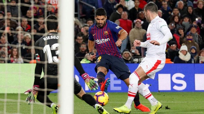 Hasil Liga Spanyol: Suarez Dua Gol, Barcelona Bungkam Eibar 3-0 Hasil Liga Spanyol: Suarez Dua Gol, Barcelona Bungkam Eibar 3-0
