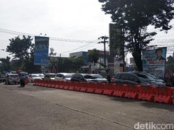 Rekayasa Lalin, Kawasan Antapani Dipasang Pembatas Jalan