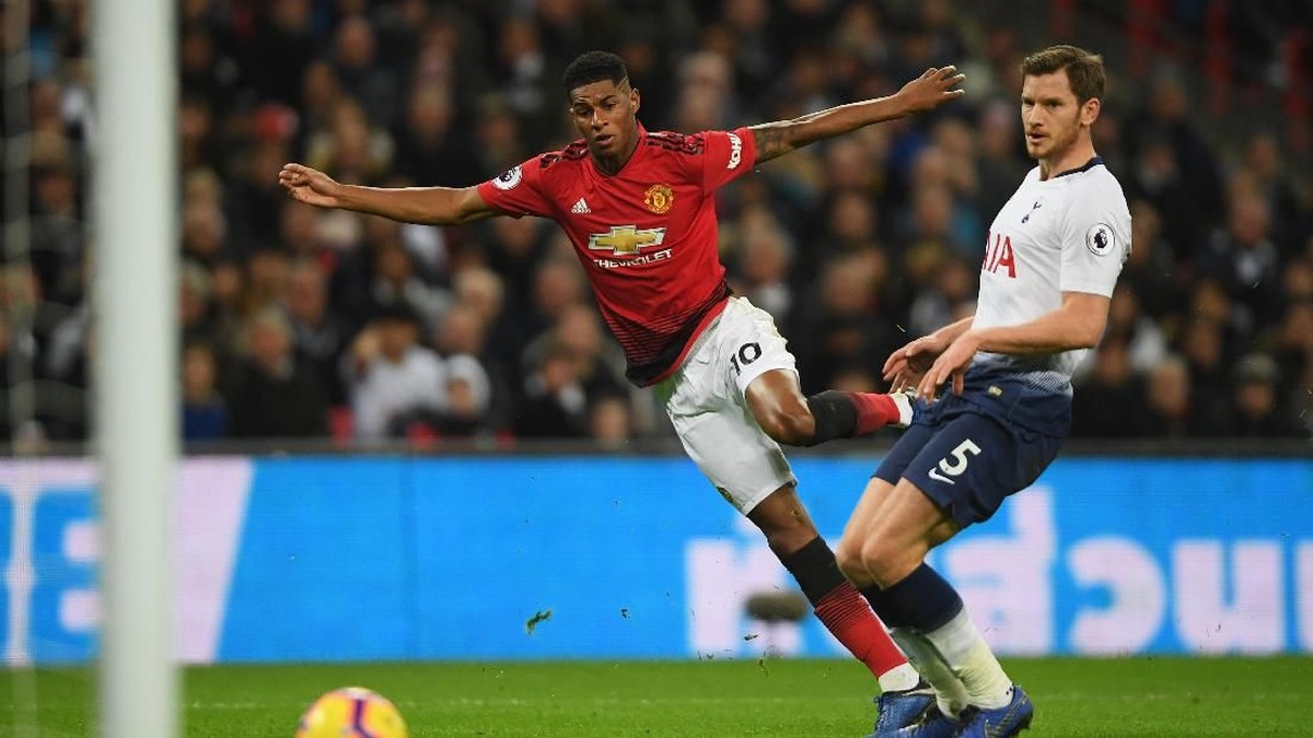 MU taklukkan Tottenham 1-0 di Wembley. (Foto: Mike Hewitt/Getty Images)