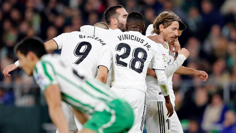 Hasil Liga Spanyol: Madrid Kalahkan Betis 2-1 Hasil Liga Spanyol: Madrid Kalahkan Betis 2-1
