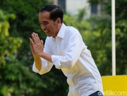 Jokowi ke Emak-emak Sumut: Bisiki Warga, 17 April Jangan Golput!