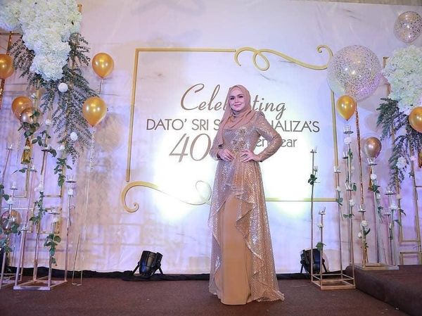 Serba Emas, Mewahnya Pesta Ulang Tahun Ke-40 Siti Nurhaliza