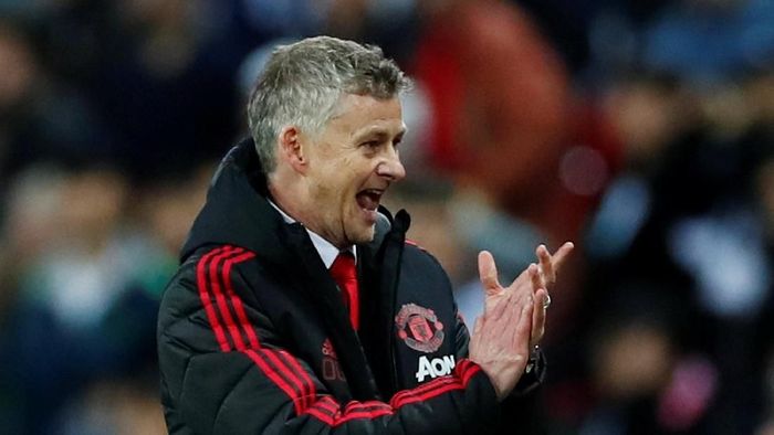 Ole Gunnar Solskjaer langsung menelepon Sir Alex Ferguson usai resmi dipermanenkan Manchester United sebagai manajer. (Foto: Eddie Keogh/Reuters)