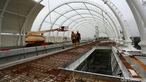 Begini Penampakan Stasiun LRT Jabodebek