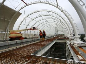 Begini Penampakan Stasiun LRT Jabodebek