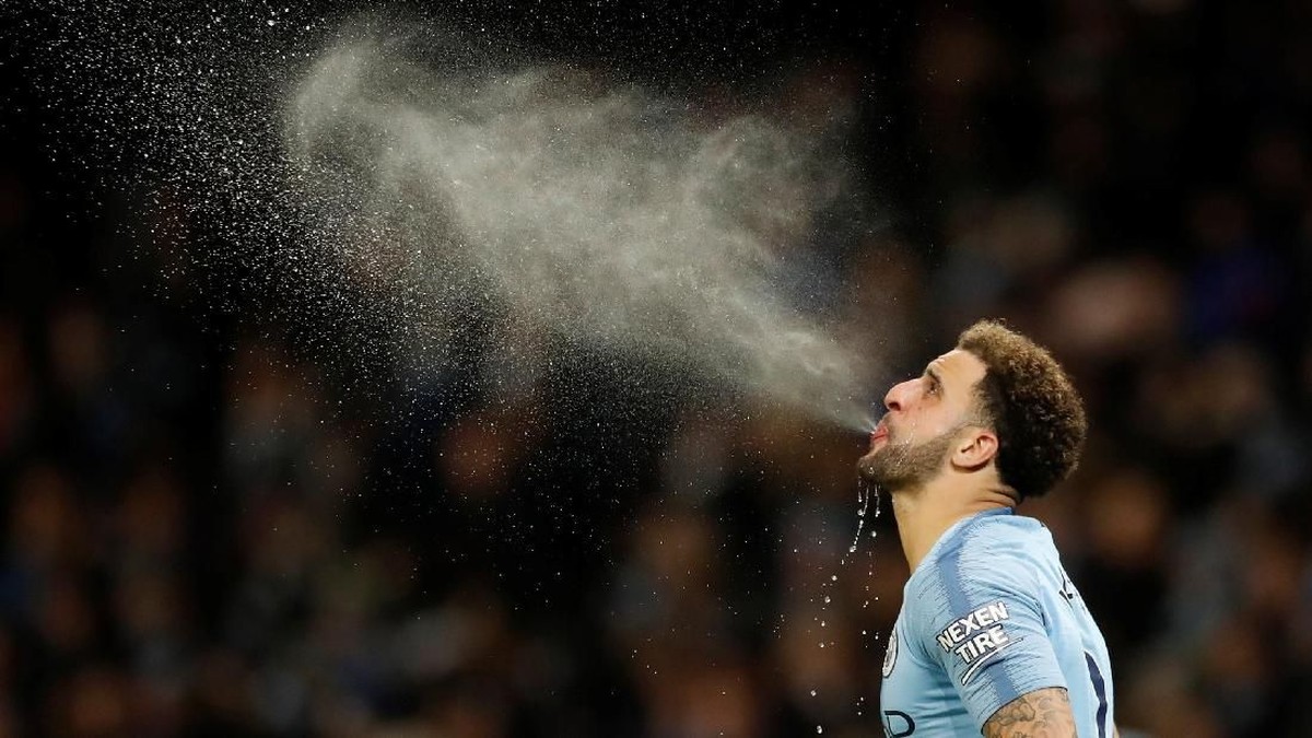 Kyle Walker comeback lagi ke starting eleven setelah tiga laga diparkir (Carl Recine/Reuters)