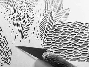 Seni Potong Kertas, Pekerjaan Penuh Detail Bermodal Pisau