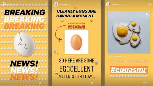 Instagram Beri Rekomendasi Akun Telur Saingan Kylie Jenner