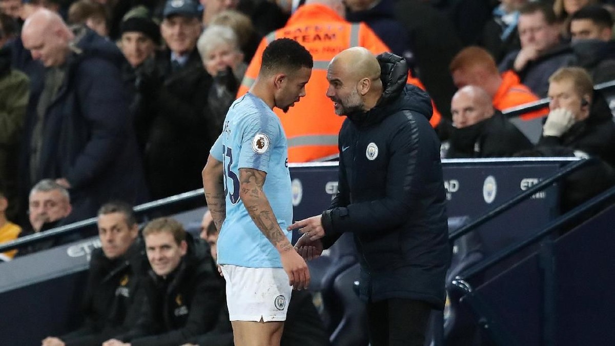 Manchester City tanpa John Stones dan Gabriel Jesus. (Foto: Jon Super/REUTERS)