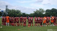 Begini suasana latihan Persija Jakarta.