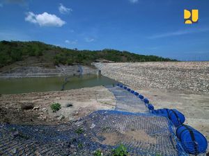 Bendungan Rotiklot di Perbatasan RI-Timor Leste Rampung