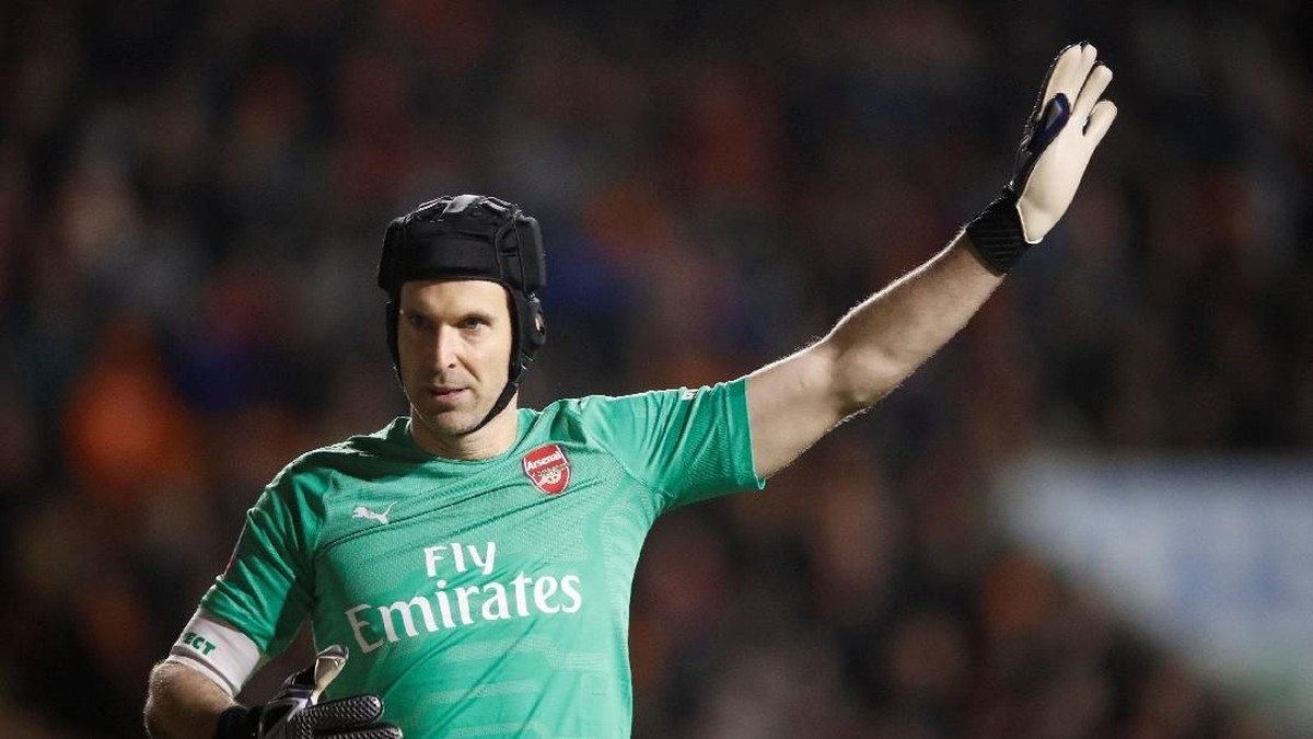 Petr Cech pensiun akhir musim ini. (Carl Recine/Reuters)