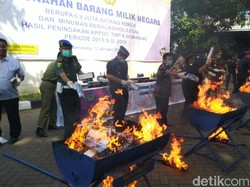 6,9 Juta Rokok Ilegal Dimusnahkan di Semarang, Rugikan Negara Rp 3 M