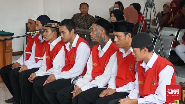 Sebanyak tujuh terdakwa penganiaya Haringga Sirla kembali menjalani sidang. (
