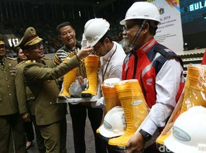 Kemenaker Gelar Apel Bulan K3