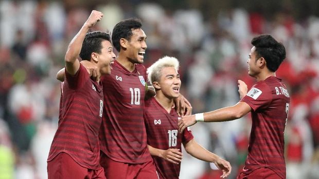 Timnas Thailand akan melawan Vietnam dan Indonesia di Grup B.