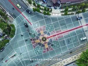 Mosaik Jalan Depan Balkot Solo Disebut Mirip Salib, Ini Faktanya