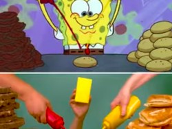 Aksi Seru SpongeBob Lagi Masak Krabby Patty Ini Disukai Penggemarnya