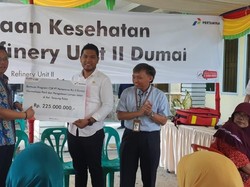 Atasi Banjir, Pertamina Normalisasi Parit di Tanjung Palas Dumai Timur