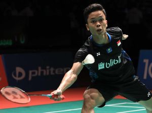 Tarung Tiga Gim, Anthony Lolos ke Babak Kedua Malaysia Masters
