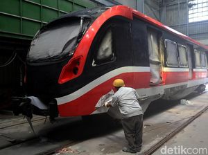 Melihat Proses Pembuatan LRT Jabodebek di Markas INKA (2) Melihat Proses Pembuatan LRT Jabodebek di Markas INKA (2)