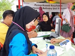 Pertamina Gelar Pengobatan Gratis untuk Warga Tanjung Palas Dumai
