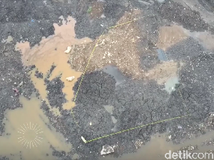 Potret dari Udara Lahan di Bekasi yang Bikin 3 Anak Luka Bakar