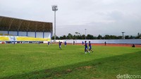 Persib kembali latihan di Stadion Arcamanik, Jalan Arcamanik, Kota Bandung, Rabu (16/1/2019).
