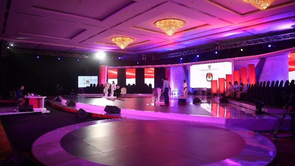 Begini Suasana Geladi Resik Debat Capres-Cawapres di Hotel Bidakara Begini Suasana Geladi Resik Debat Capres-Cawapres di Hotel Bidakara