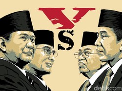 Hasil Quick Count Nyaris 100% 6 Lembaga Survei: Jokowi Unggul!