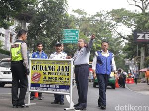 Mulai Hari Ini Rekayasa Jalan Sukajadi Bandung Diberlakukan